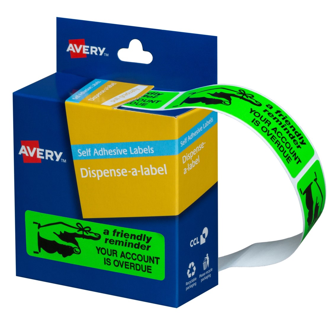 Avery Label Disp 19x64 Friendly Notice DMR1964R4 (Each)