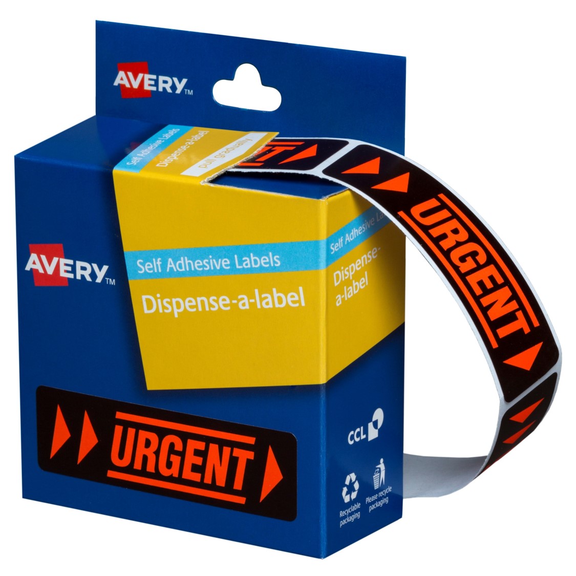 Avery Label Disp 19x64 Urgent DMR1964UR (Each)