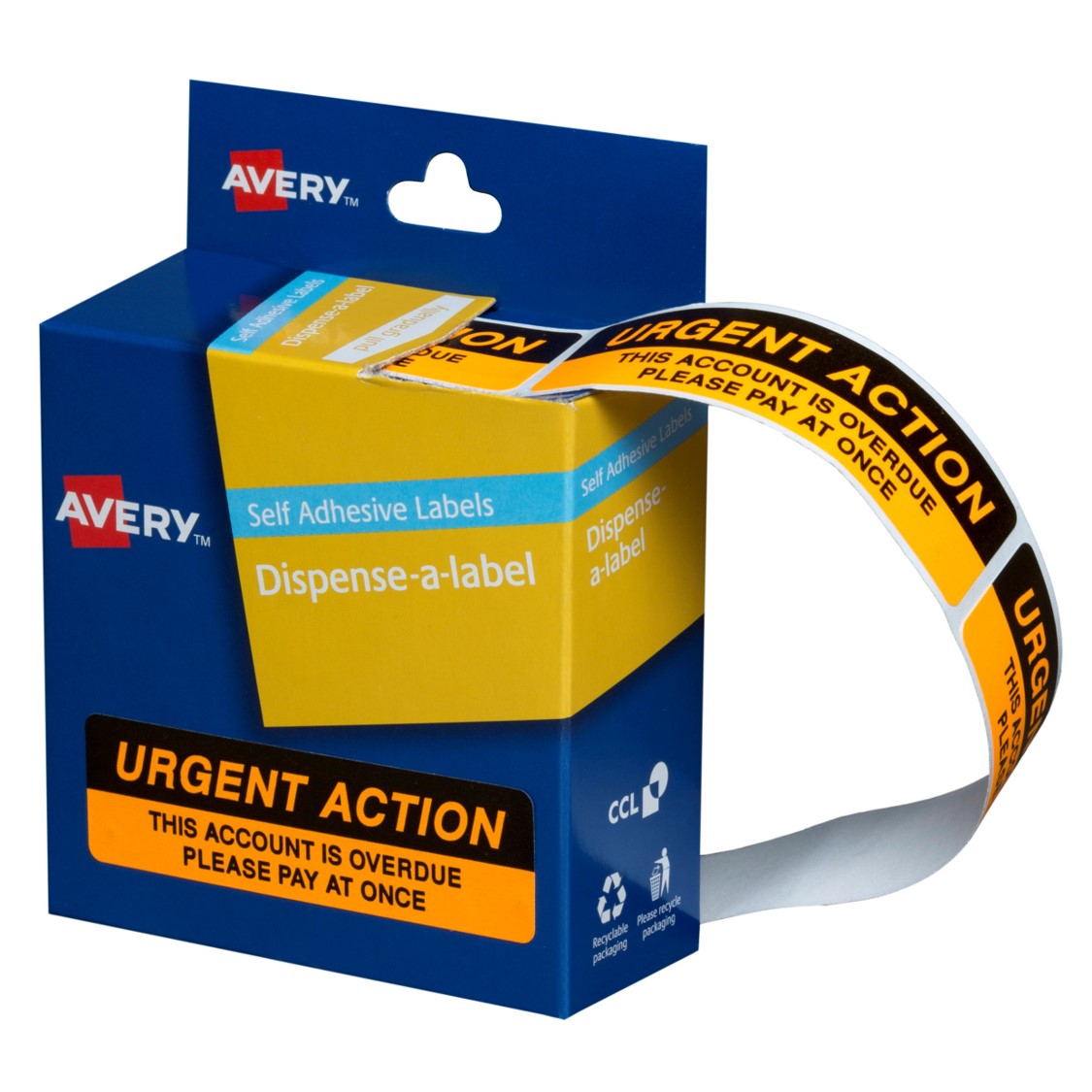 Avery Label Disp 19x64 Urgent Action DMR1964R2 (Each)