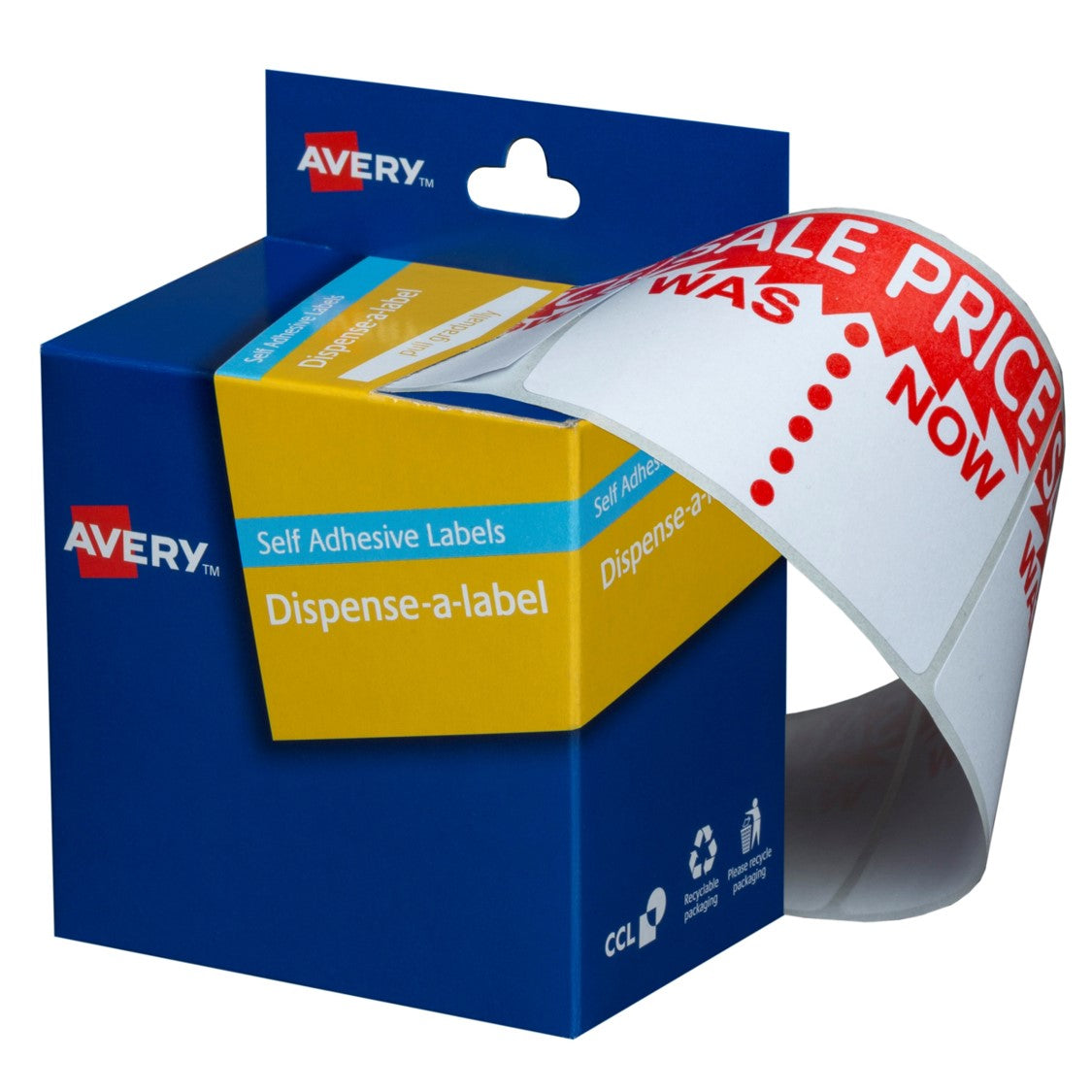 Avery Label Disp 44x63 Sales WAS/NOW DMR4463SW (Each)