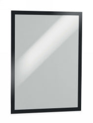 Sign Holder Duraframe Durable A3 Adhesive Back Black PK2 (Pack 2)