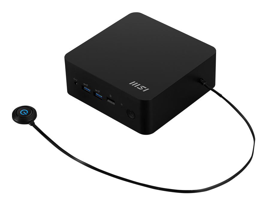 CUBI NUC AI Black Barebone Core Ultra 7 155H - Up to DDR5 - dTPM - 2M.2 - 2HDMI - 2TBT - 2LAN - Wifi6E - Card Reader - Switch Cable - 3Y