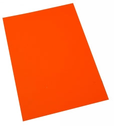 Quill Cardboard 510x635mm 230GSM Fluoro Orange PK25 (Each)