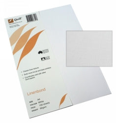 Quill Paper A4 Linenbond White 90GSM PK100 (Each)