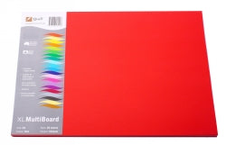 Quill Cardboard A3 210GSM Red PK25 (Each)