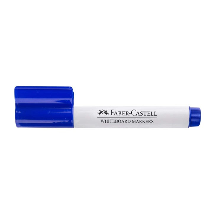 Faber-Castell Marker Whiteboard Connector Blue Bx10 (Each)