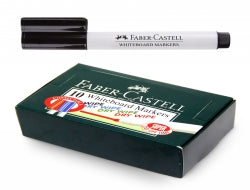 Faber-Castell Marker Whiteboard Connector Black Bx10 (Each)