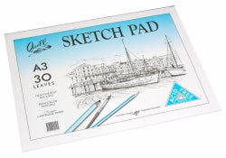 Quill Sketch Pad A3 110GSM Cartridge Acid Free 30LF (Pack 5)