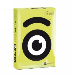 Copy Paper Optix A4 80GSM Fsc Zeto Lime PK500 (REAM)