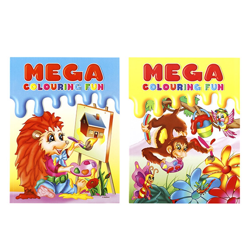 Colouring Book A4 2 Designs 80-page (Each)