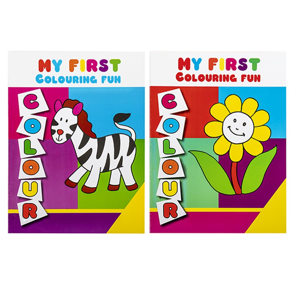 Colouring Book A4 My First 4 Designs 64-page (Each)