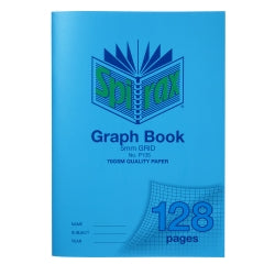 Grid Book Spirax A4 P135 5mm 128-page (Pack 10)