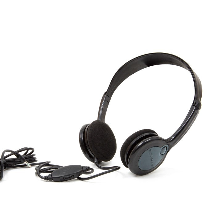 Headset Mconnected Multimedia With Mic Single Plug Black (Each)
