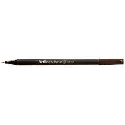 Artline Pen Supreme 0.4mm Fineline Dark Brown (Box 12)