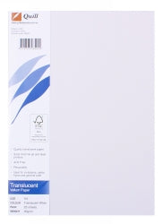Quill Paper A4 Vellum Translucent 90GSM PK25