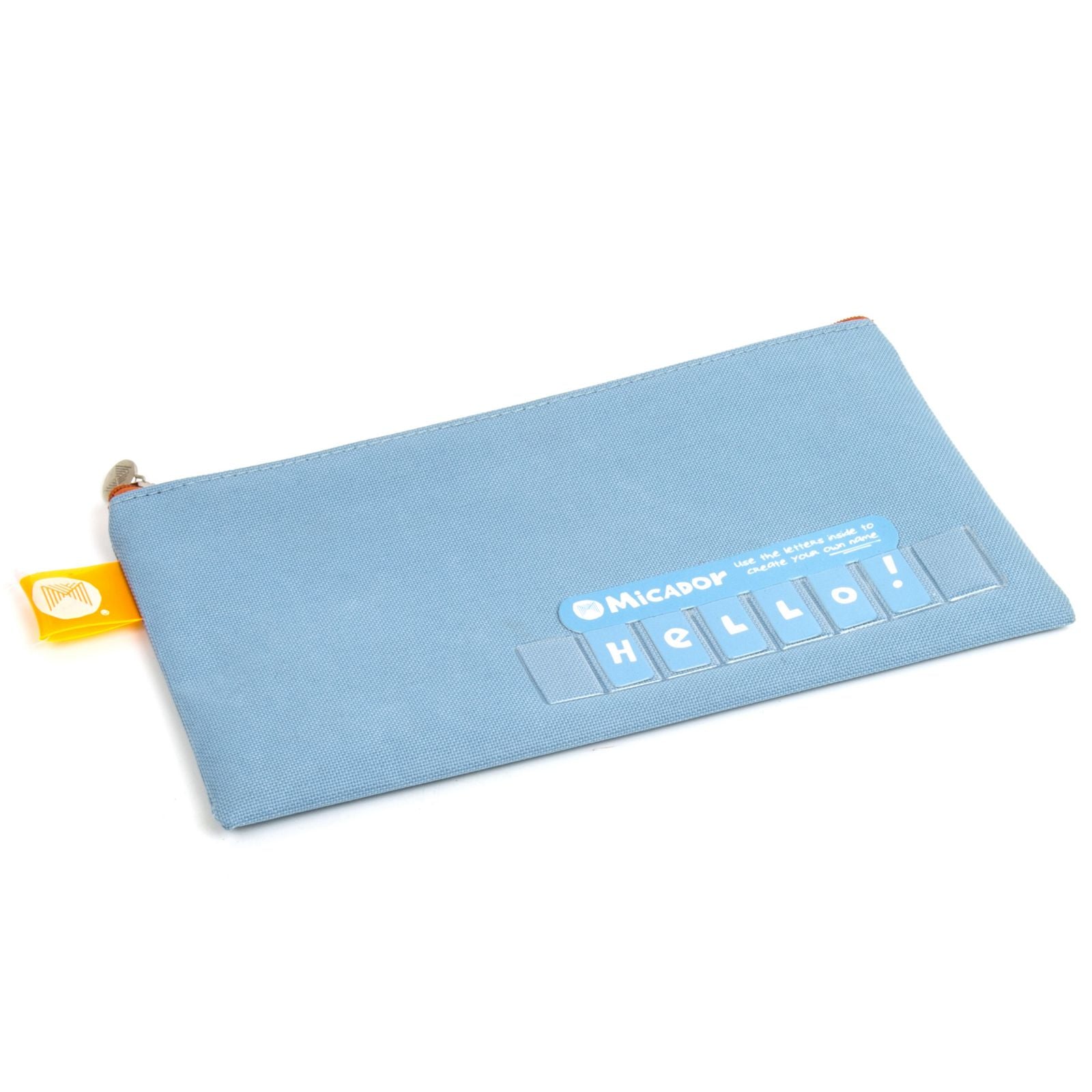 Micador Pencil Case 235x130mm Name Blue (Each)