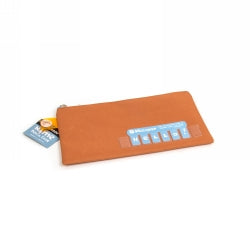 Micador Pencil Case 235x130mm Name Orange (Each)