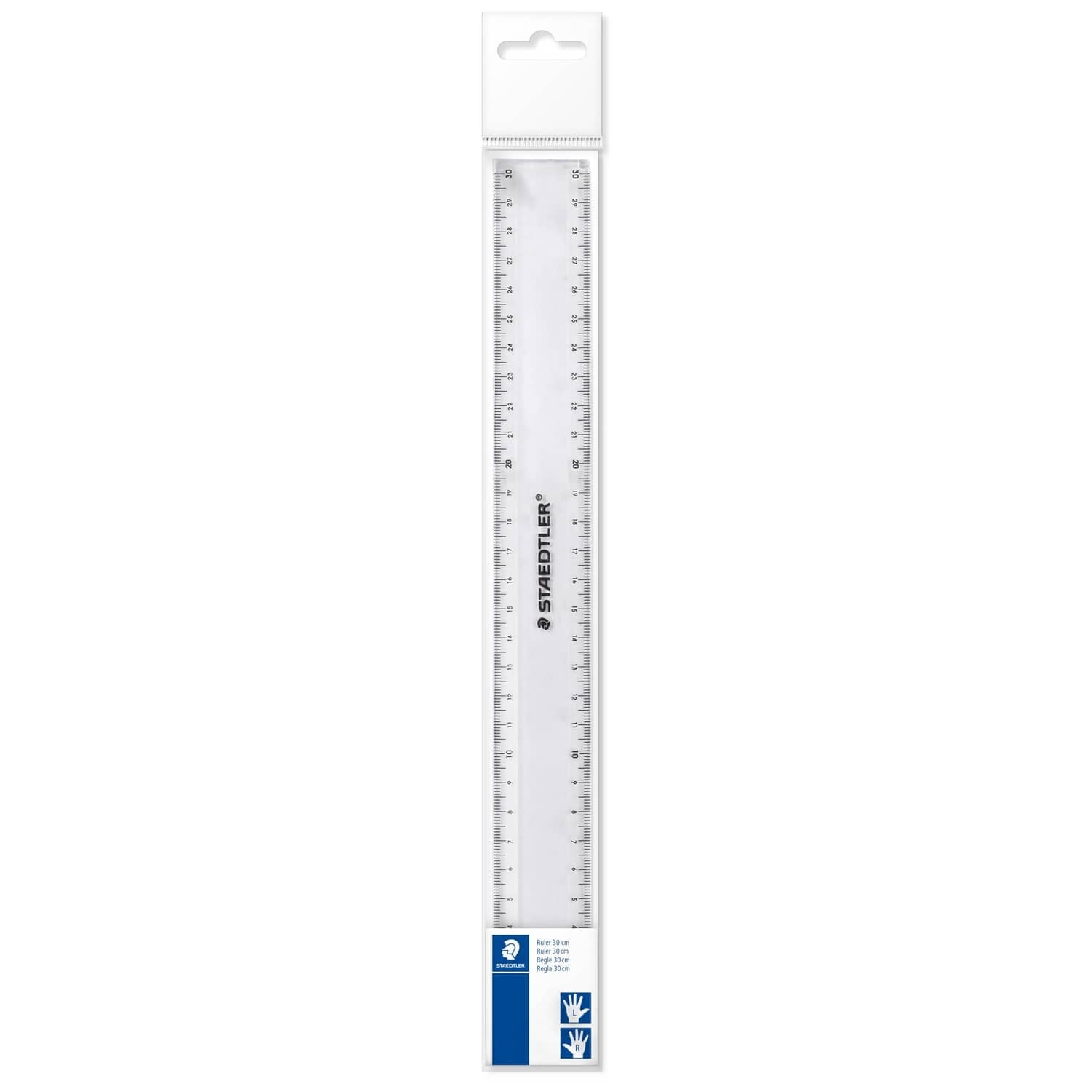 Staedtler Ruler 30CM Clear Plastic (Each)