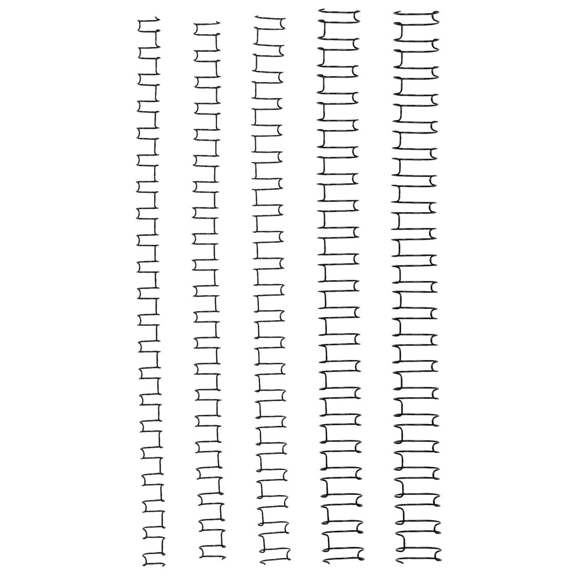 GBC Binding Combs 10mm 21 Loop Wire Black PK100 (Each)