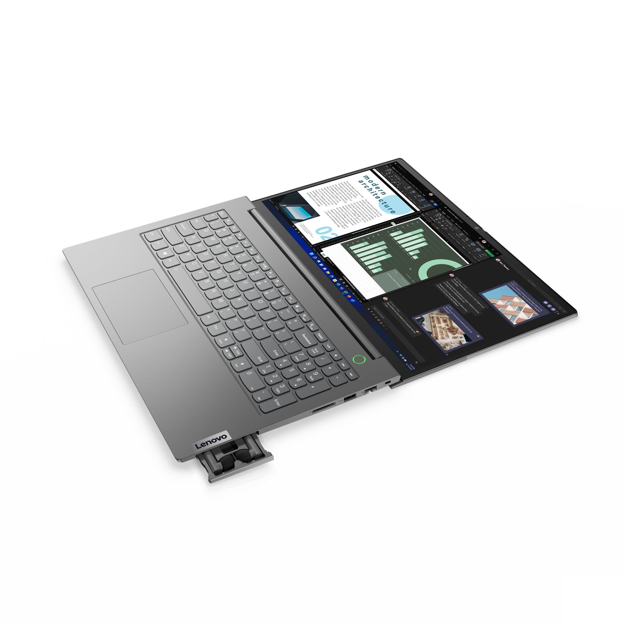 Lenovo ThinkBook 15 G4 IAP Intel® Core™ i5 i5-1235U Laptop 39.6 cm (15.6") Full HD 16 GB DDR4-SDRAM 256 GB SSD Wi-Fi 6E (802.11ax) Windows 11 Pro English Grey