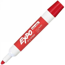 Marker Whiteboard Expo Low Odor Bullet Tip Red Bx12 (Each)