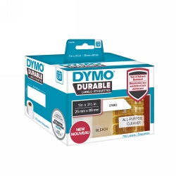 Dymo Label Labelwriter Durable 25mmx89mm LW450 White Roll 700 (Each)