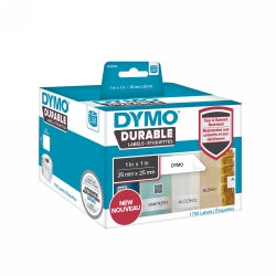 Dymo Label Labelwriter Durable 25mmx25mm LW450 White Roll 1700 (Each)