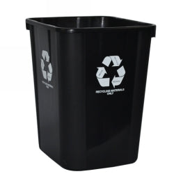 Italplast Bin 32L 320x360x400mm Recycling Materials Only Black (Each)