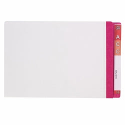 Avery File Lateral 367x242mm White Shelf With Pink Mylar Tab PK100 (Each)
