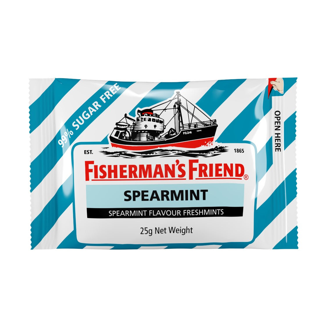 Fisherman's Friend Spearmint Sugar Free 25gm (Box 12)