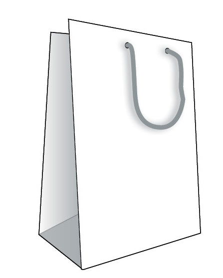 Ozcorp Gift Bag Jumbo Gloss White (Each)