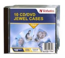 Verbatim CD/DVD 10pk Empty Jewel Cases