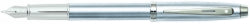 Sheaffer Pen Fp Medium Nib 100 C/T Brushed Chrome (Each)