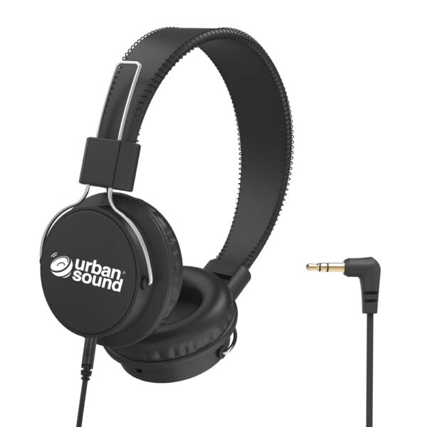 VERBATIM URBAN SOUND VOLUME - LIMITING KIDS HEADPHONES - BLACK/BLACK