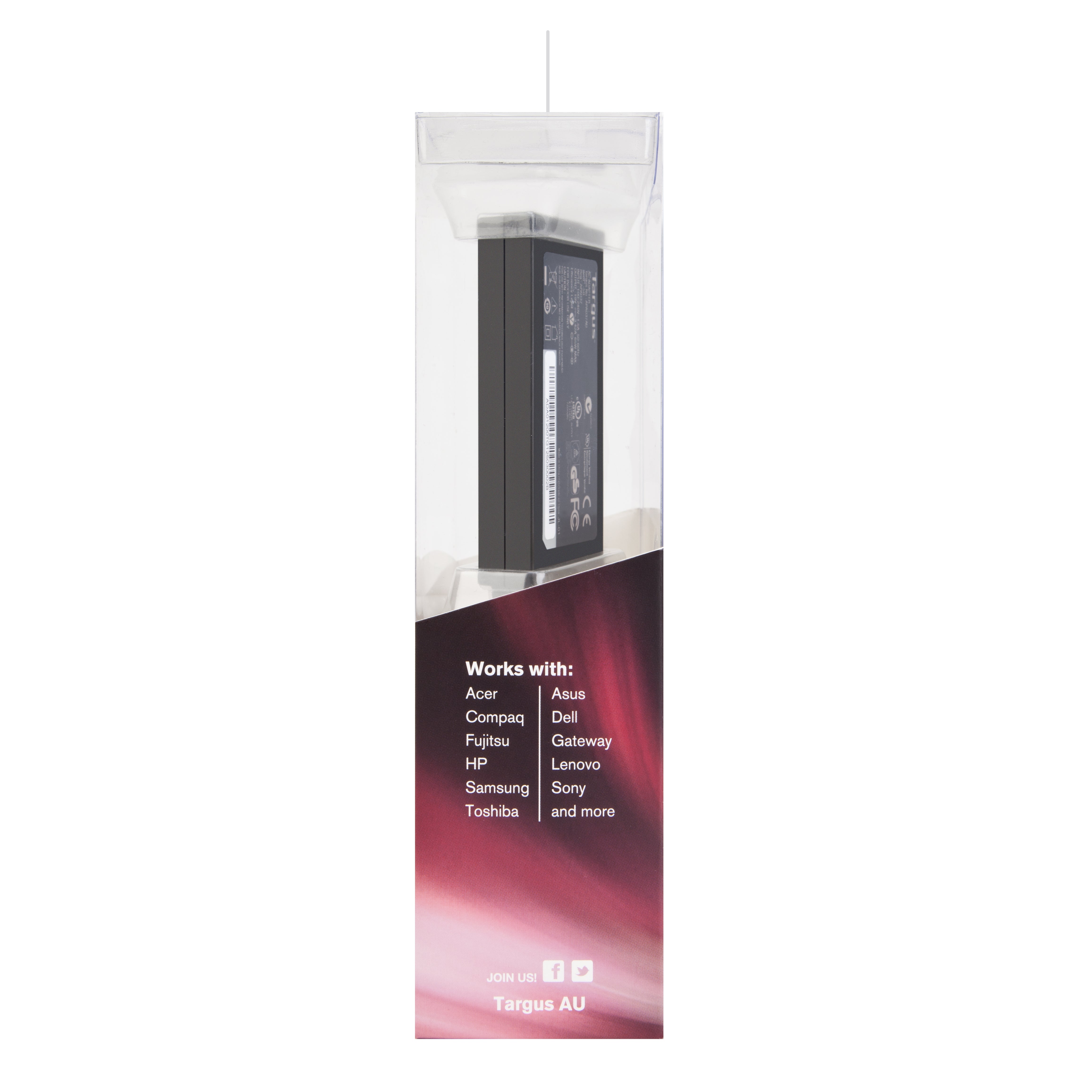 Targus APA047AU power adapter/inverter Indoor 65 W Black