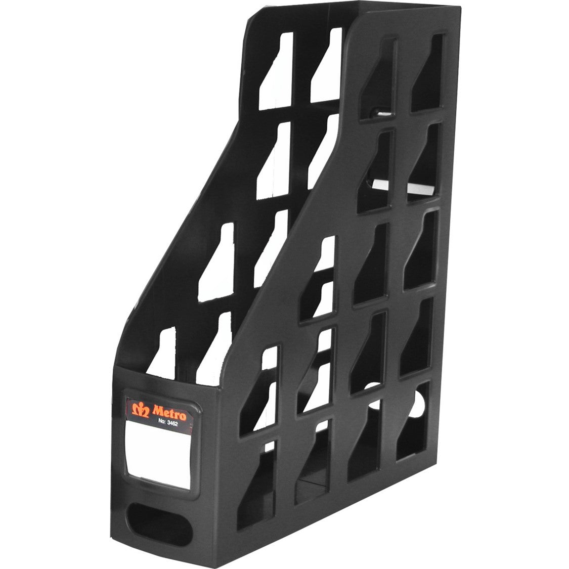 Magazine Rack Metro Black (Each)