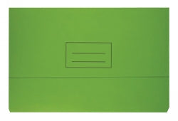 Bantex Document Wallet Foolscap Board 240GSM Green (Each)