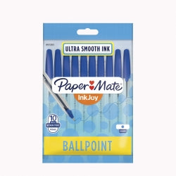 Papermate Pen Inkjoy 100 1.0mm Med Blue PK10 (Each)
