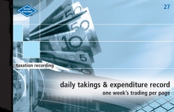Zions Daily Takings & Expenditure Record 27 (Each)
