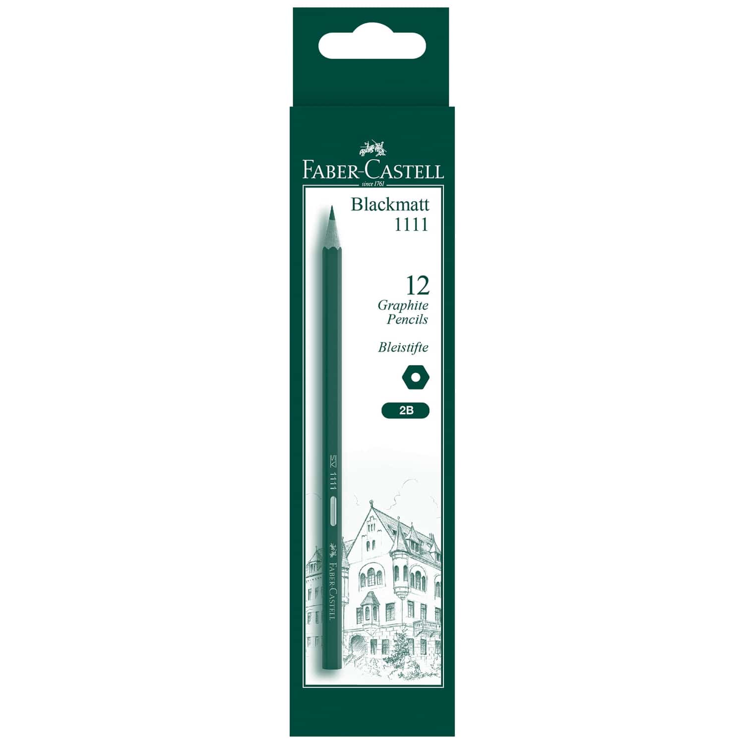 Faber-Castell Pencil Lead 1111 Economy 2B Bx12 (Each)