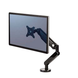Fellowes Monitor Arm Platinum Series Single Black (Each)