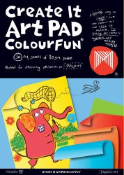 Micador Art Pads A4 5 Bright Col 30 Sht (Each)