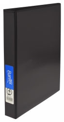 Bantex Binder Insert A4 4 D-RING 25mm Black (Each)