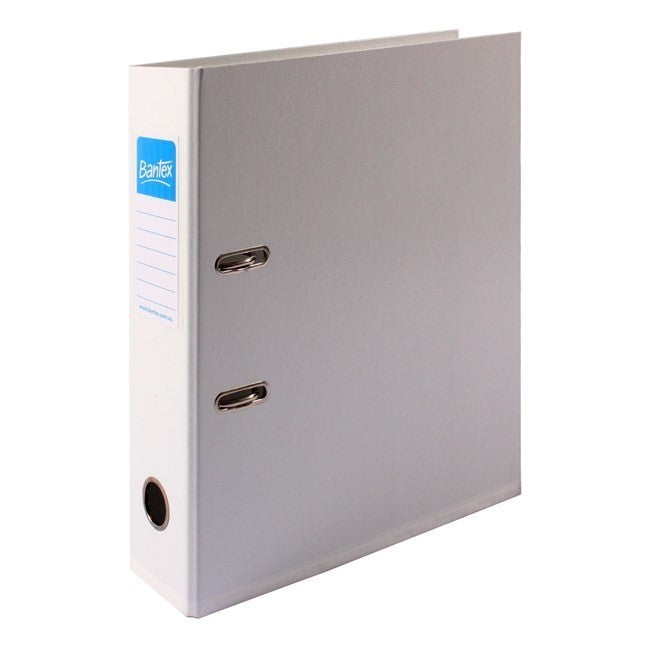Bantex Lever Arch File A4 PP 70mm White (Each)