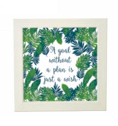 Ozcorp Lightbox Art 20x20CM Greenery (Each)