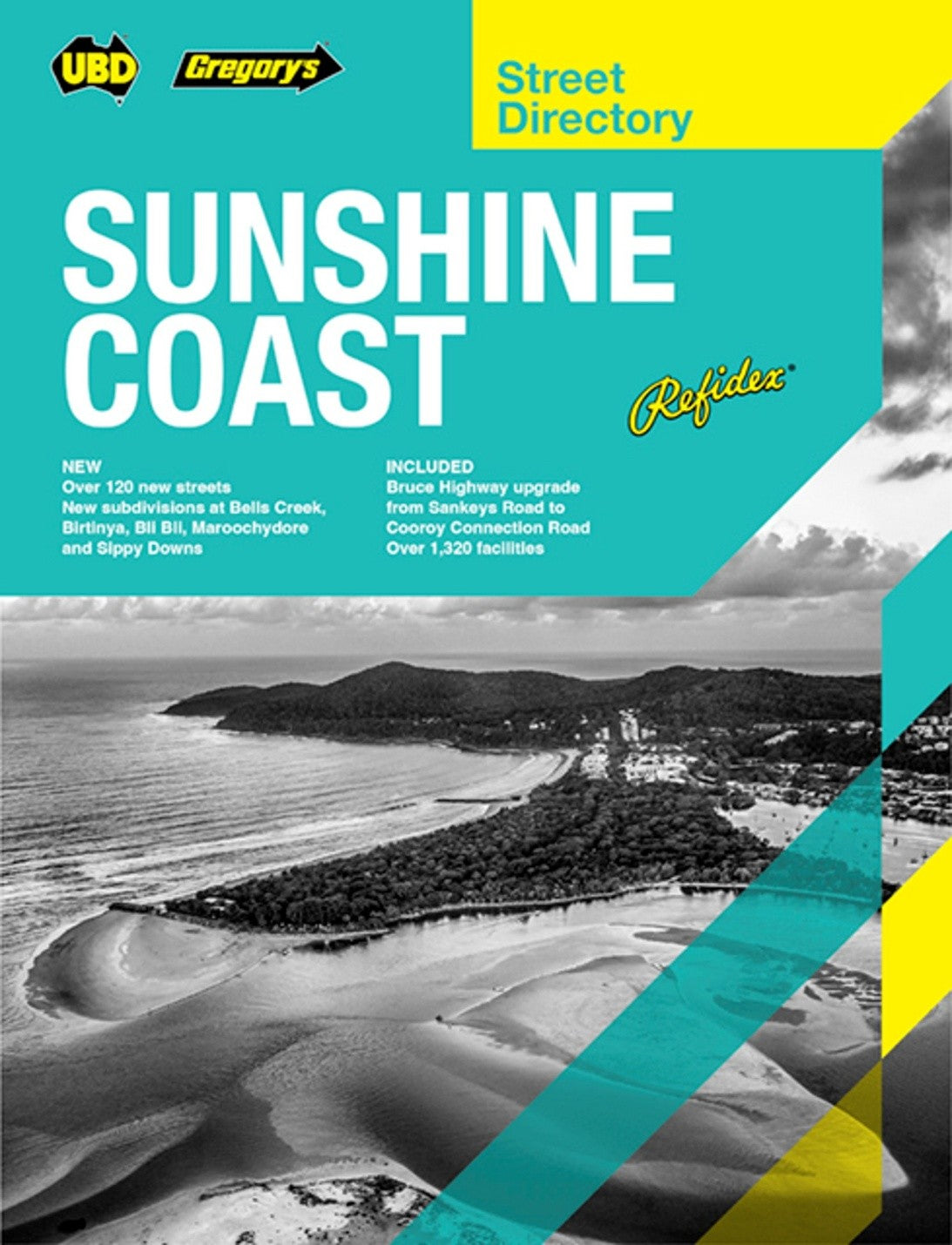 UBD Street Directory UBD/GRE Sunshine Coast Refidex 12TH Ed (Each)