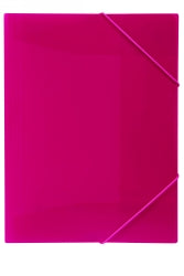 Marbig Document Wallet A4 Soft Touch Brights Pink (Each)