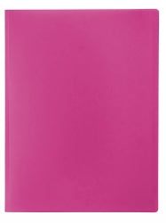 Marbig Display Book A4 12 Pocket Soft Touch Pink (Each)