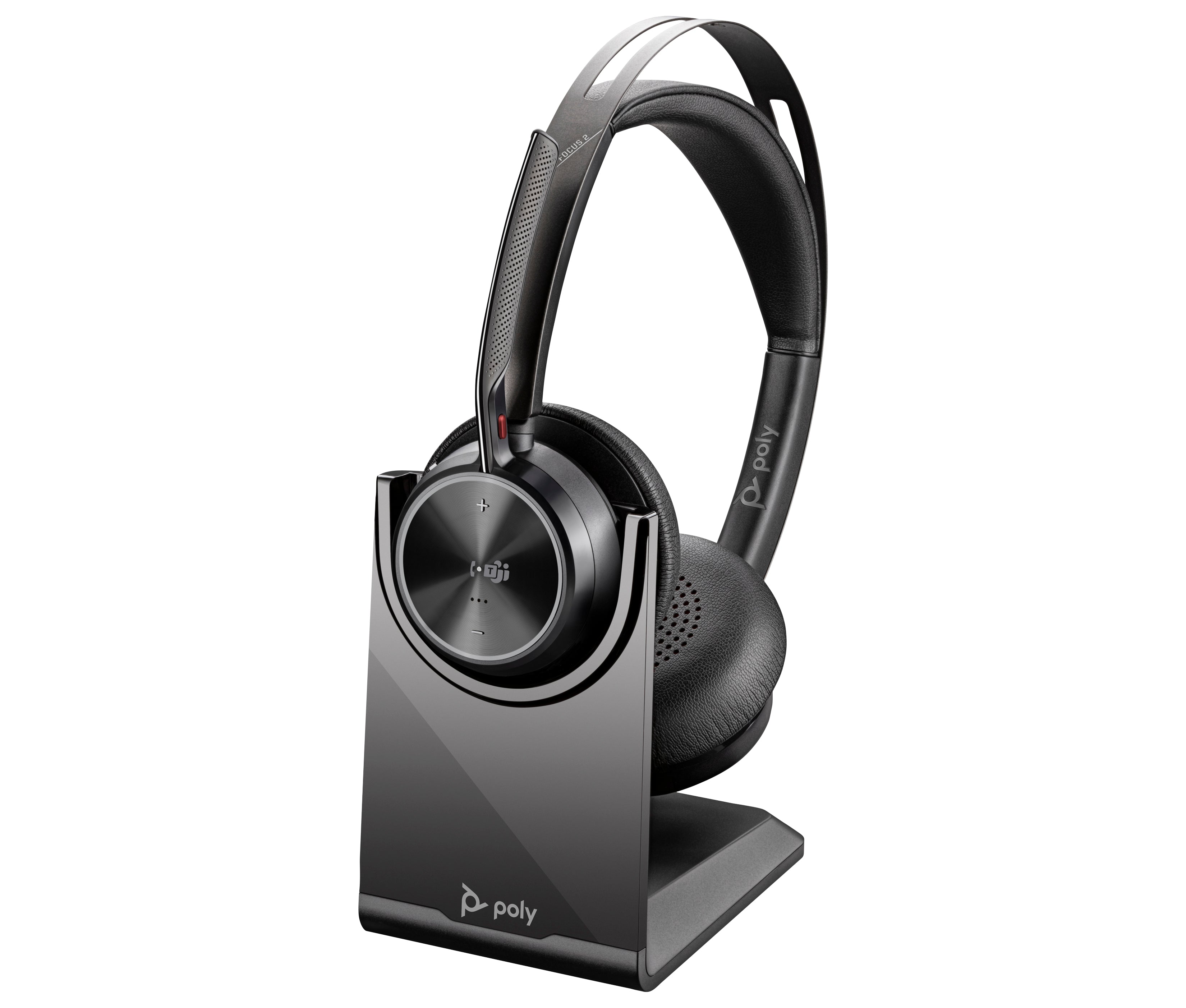 Poly Voyager Focus 2-M USB-C-C Headset USB-C/A Adapter Charging Stand Customer Special 1