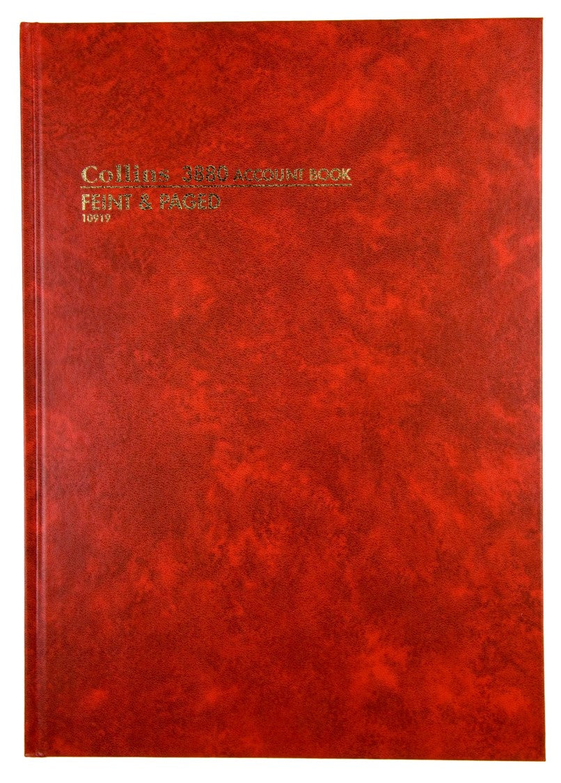 Collins Account Book 3880 Feint & Paged (Each)